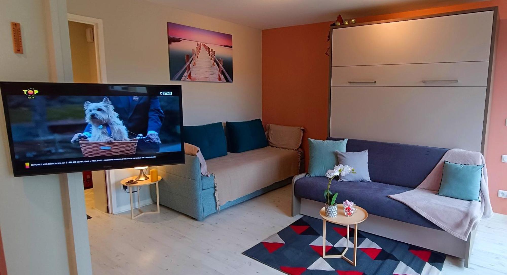 Studio Proche Plage - Parking Gratuit Et Prive - Terrasse Et Petit Jardin Cloture Courseulles-sur-Mer Ngoại thất bức ảnh