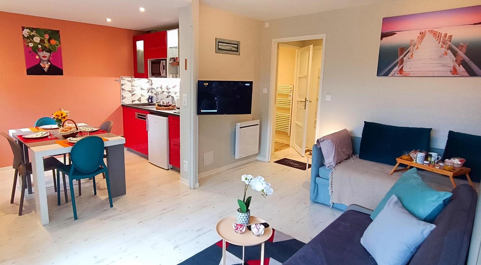 Studio Proche Plage - Parking Gratuit Et Prive - Terrasse Et Petit Jardin Cloture Courseulles-sur-Mer Ngoại thất bức ảnh